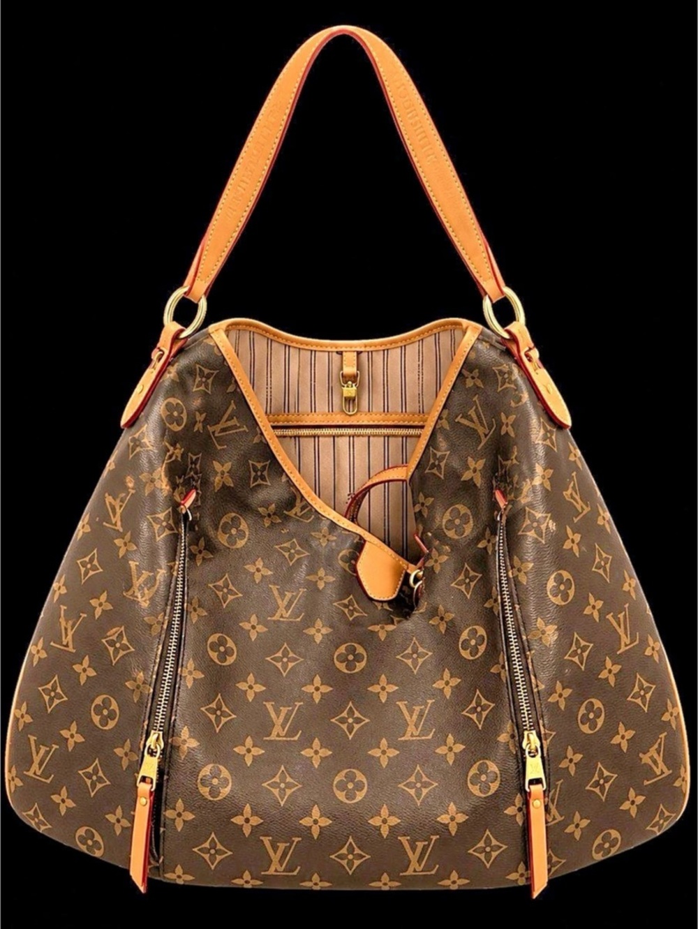 Louis Vuitton Artsy MM Monogram Hobo Brown & Tan